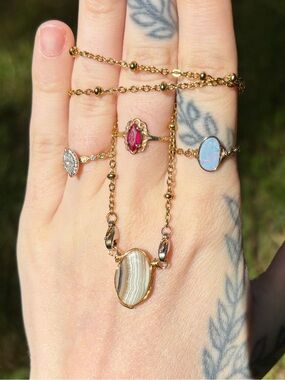Onyx interchangeable necklace